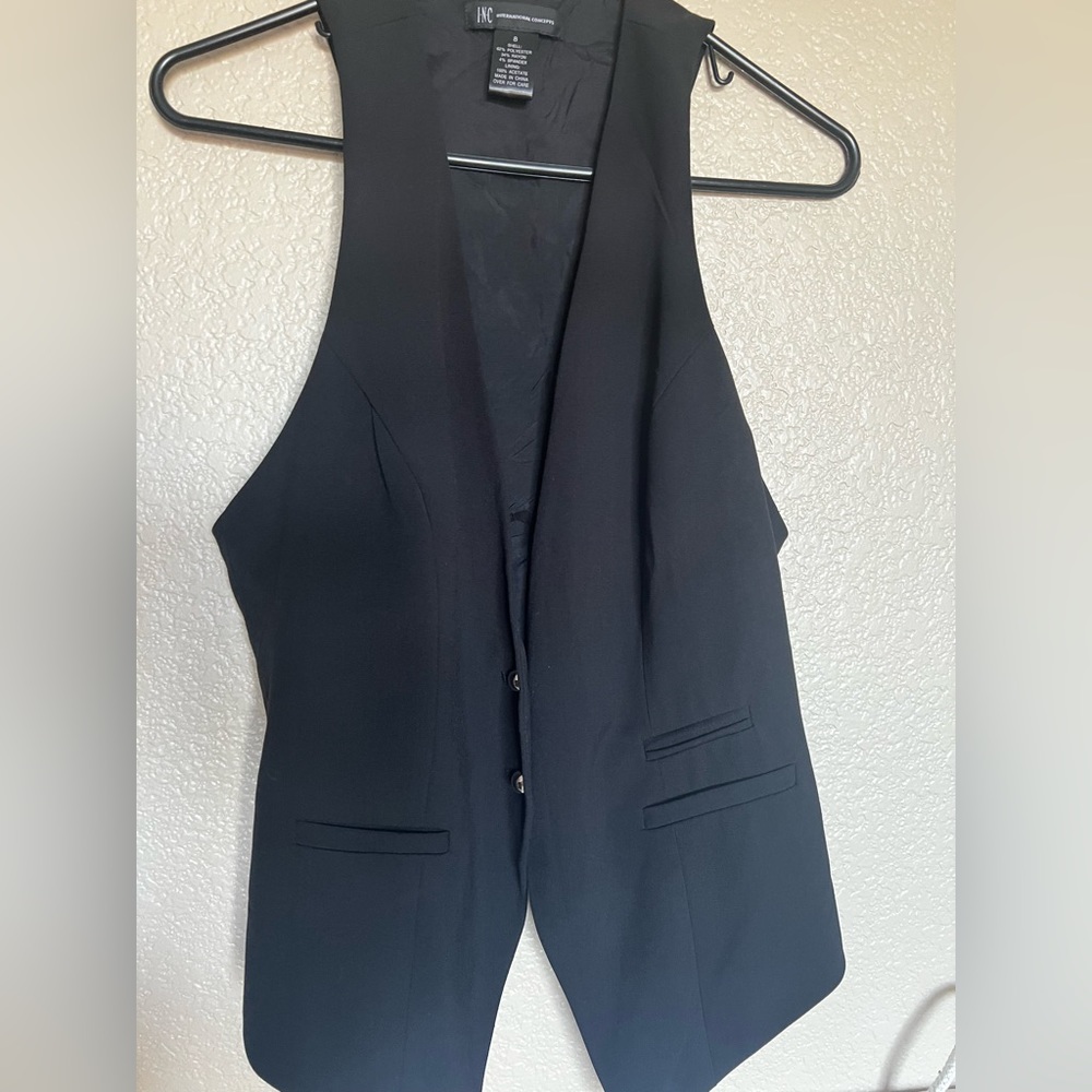 INC Black Vest